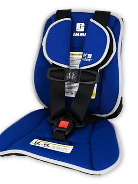 Kids Blue Harness Seat Insert with Five-Point Safety Straps